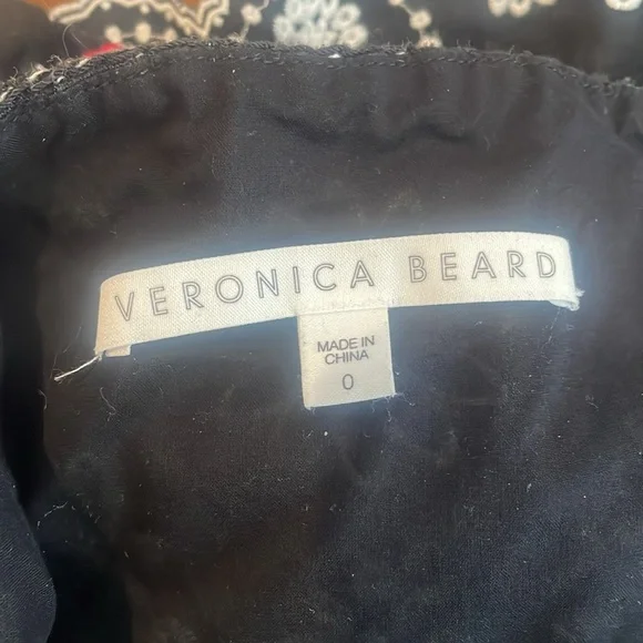 Veronica Beard Embroidered Beaded Dress - Picture 8 of 13